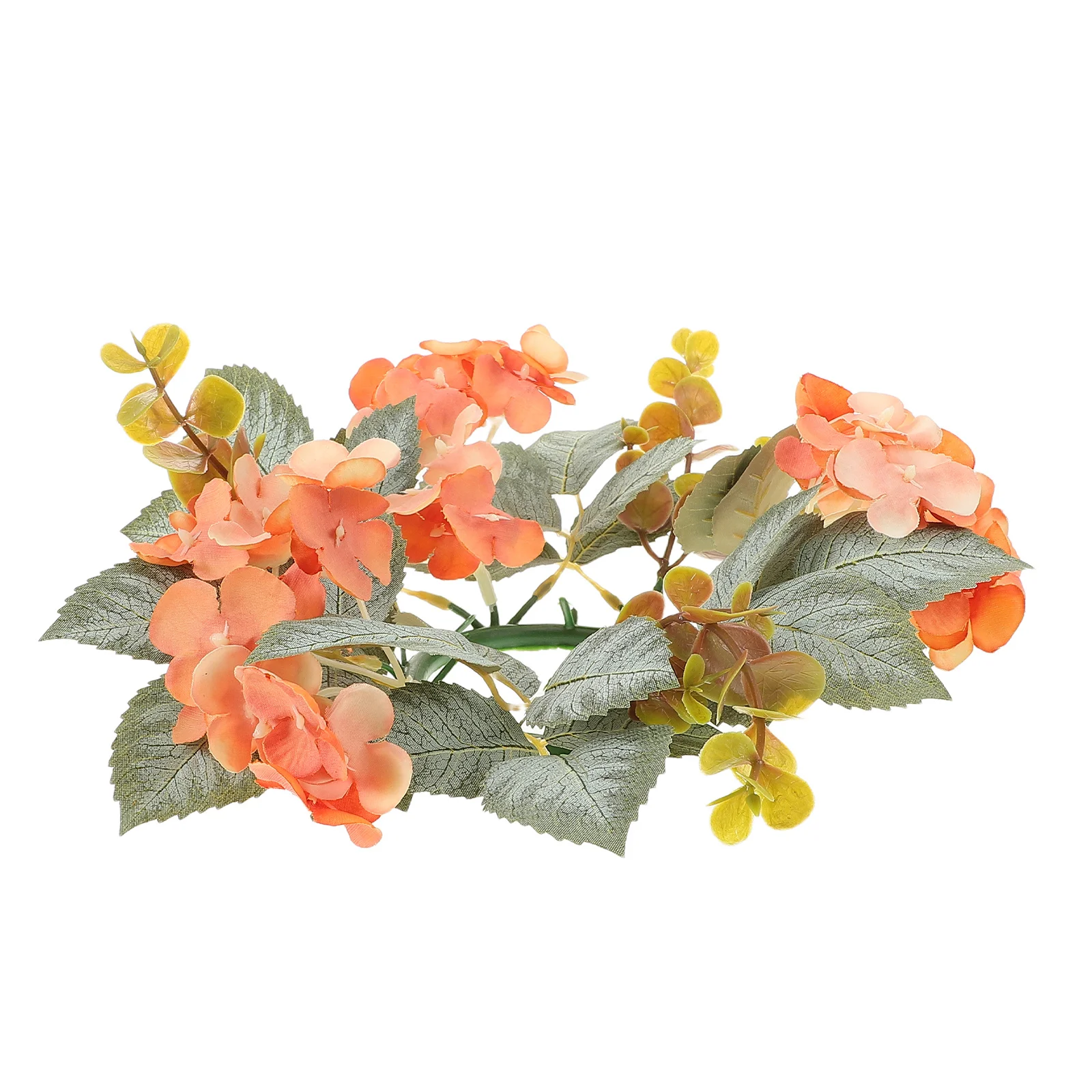 

Lifelike Hydrangea Eucalyptus Wreath Elegant Tabletop Decorations for Weddings Parties Home Decor Centerpieces