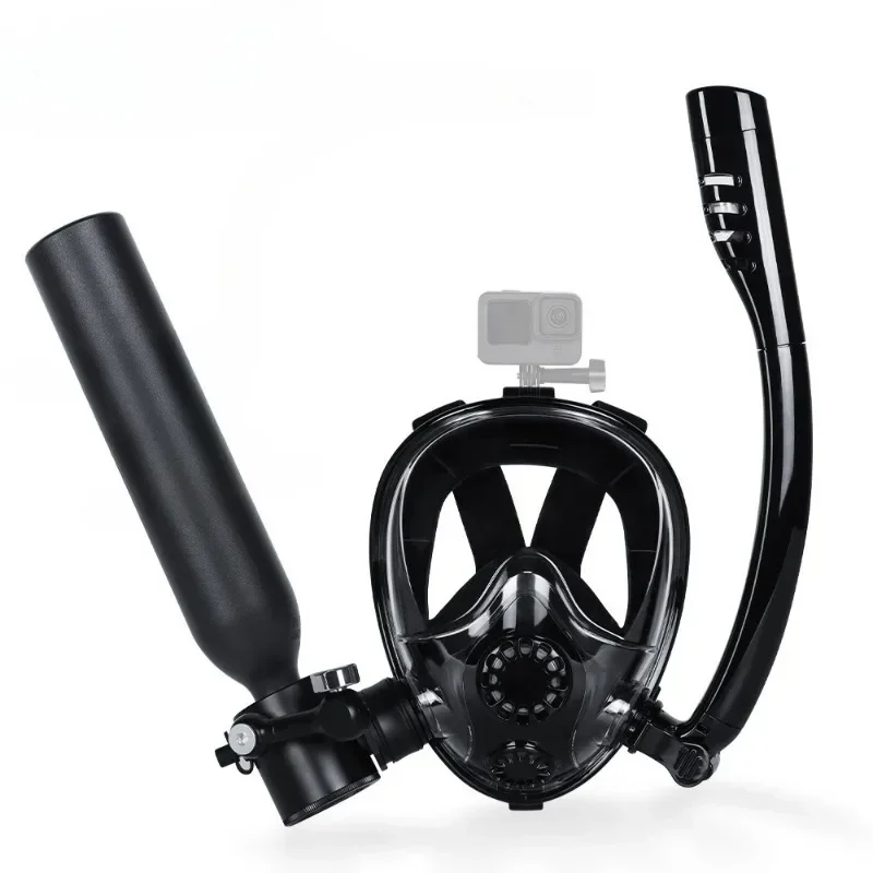 Snorkeling mask scuba  bottle underwater breathing diving equipment breathing