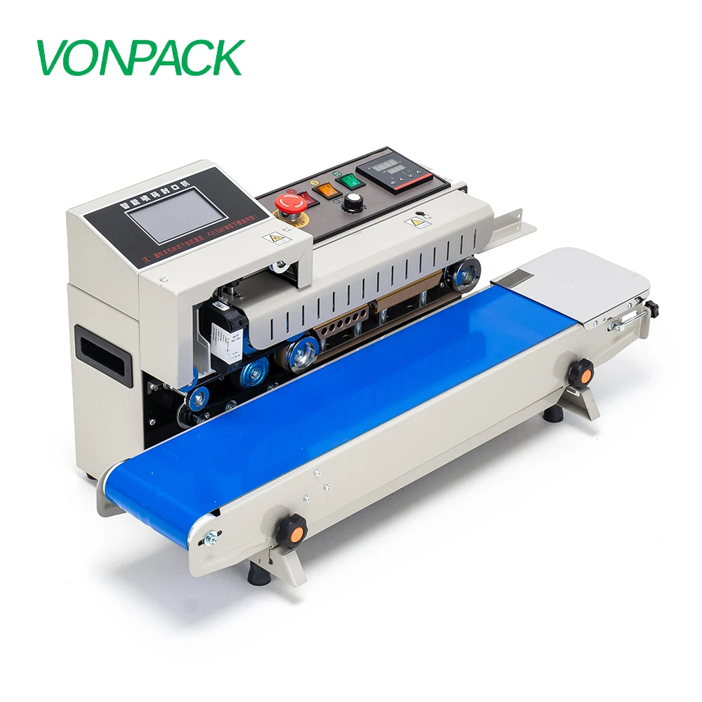 VONPACK FR-1600 Multi-functional Desktop Spray Paint Sealing Machine Factory Plastic Bag Packaging Intelligent Sealing Machine