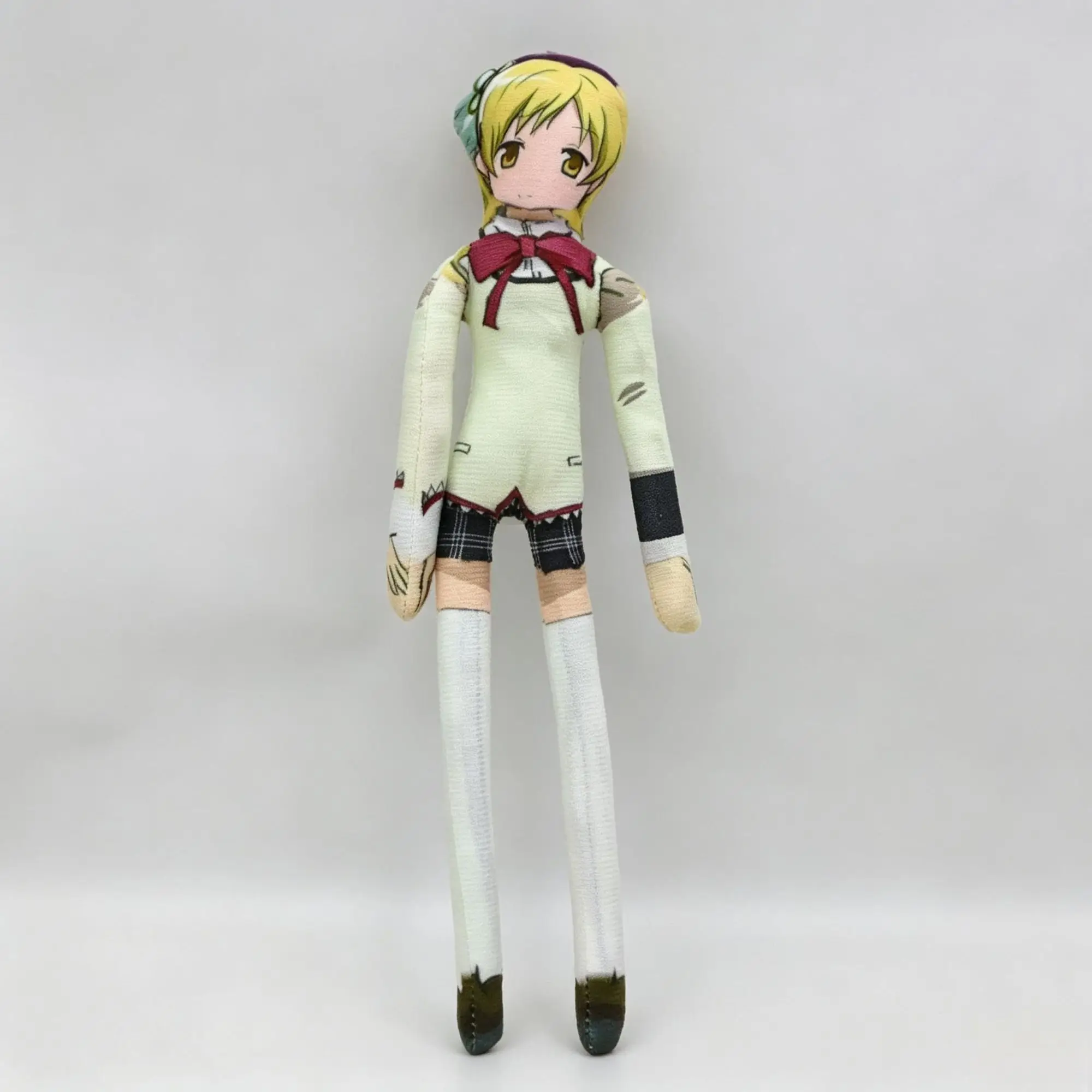 Lovely Puella Magi Madoka Magica Wire Plush Set Mami Madoka Sayaka Homura Kyoko Built-In Skeleton Anime Collectible Gift