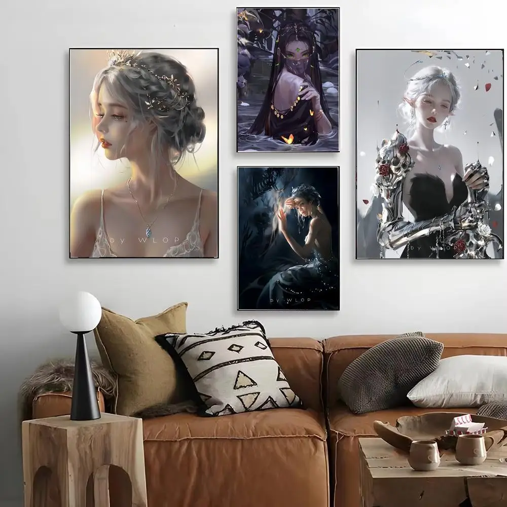 Comic Ghost Blade Poster HD Art Decorative Wall Art Waterproof Home Décor for Living Room Bedroom Café Stylish Gift