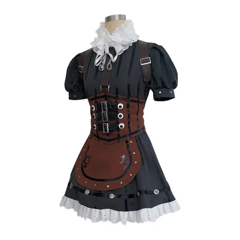 لعبة أليس الجنون يعود أزياء تنكرية أليس فستان البخار الزي ملابس حفلات الهالوين بدلة مخصصة عالية التخفيض