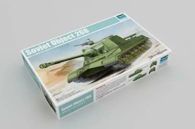 Trumpeter 1/35 05544 โซเวียต Object 268 รถถังหนักโมเดล Kit