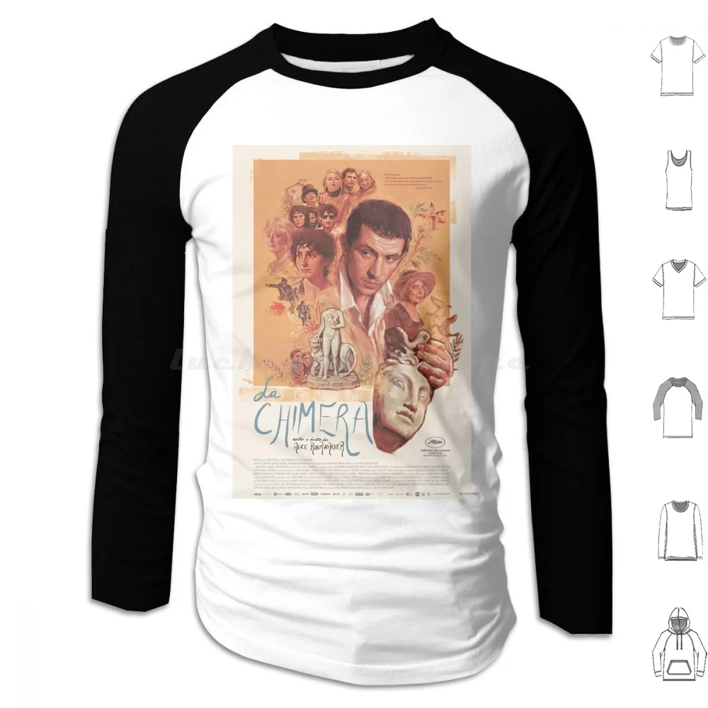 La Chimera Movie Poster Hoodies Manga Longa La Chimera La Chimera Filme Alice Rohrwacher Alice Rohrwacher Josh Oconnor