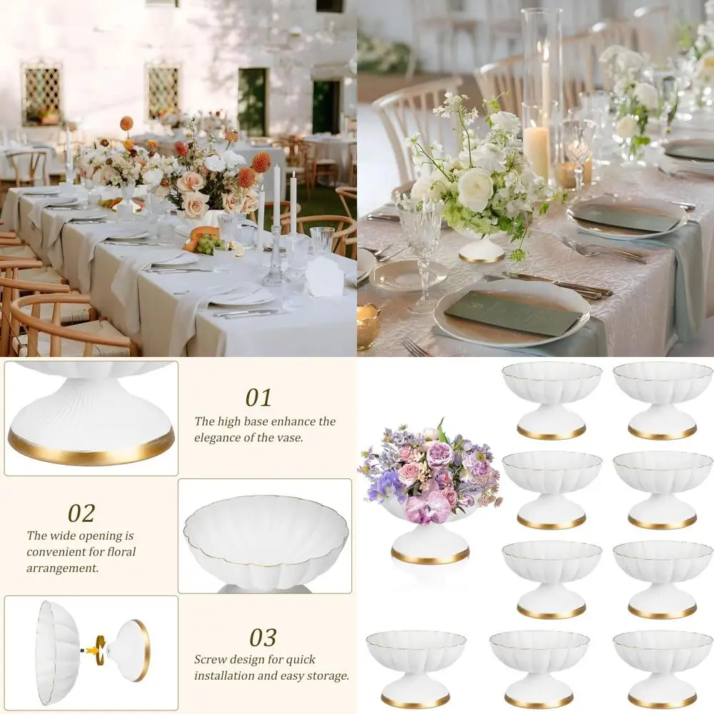 10-Pack White 7 Urn…