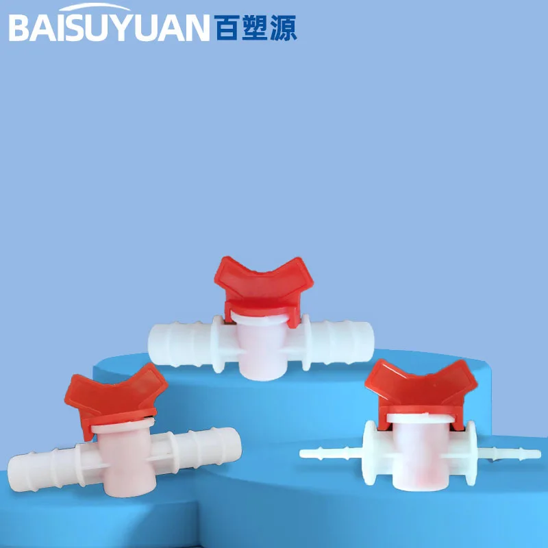 10PC set/  Adjustable Switch Hose Ball Valve Plastic4Hose Pressure-Resistant Plumbing Pit Breeding Valve Pressure Reducing Valve