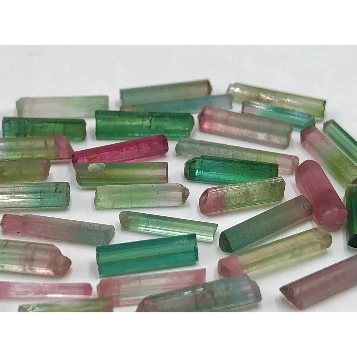 Brazilian Raw Elbaite Crystals, 10g 5-15mm Random Colors, Display Box for Jewelry Making & Wire Wrapping Supplies