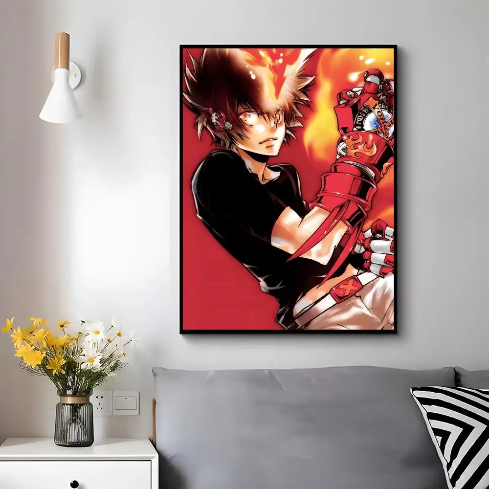 Action Anime H-hitman Reborn! Poster Modern Luxury Wall Poster Home Decor Space Enhancer