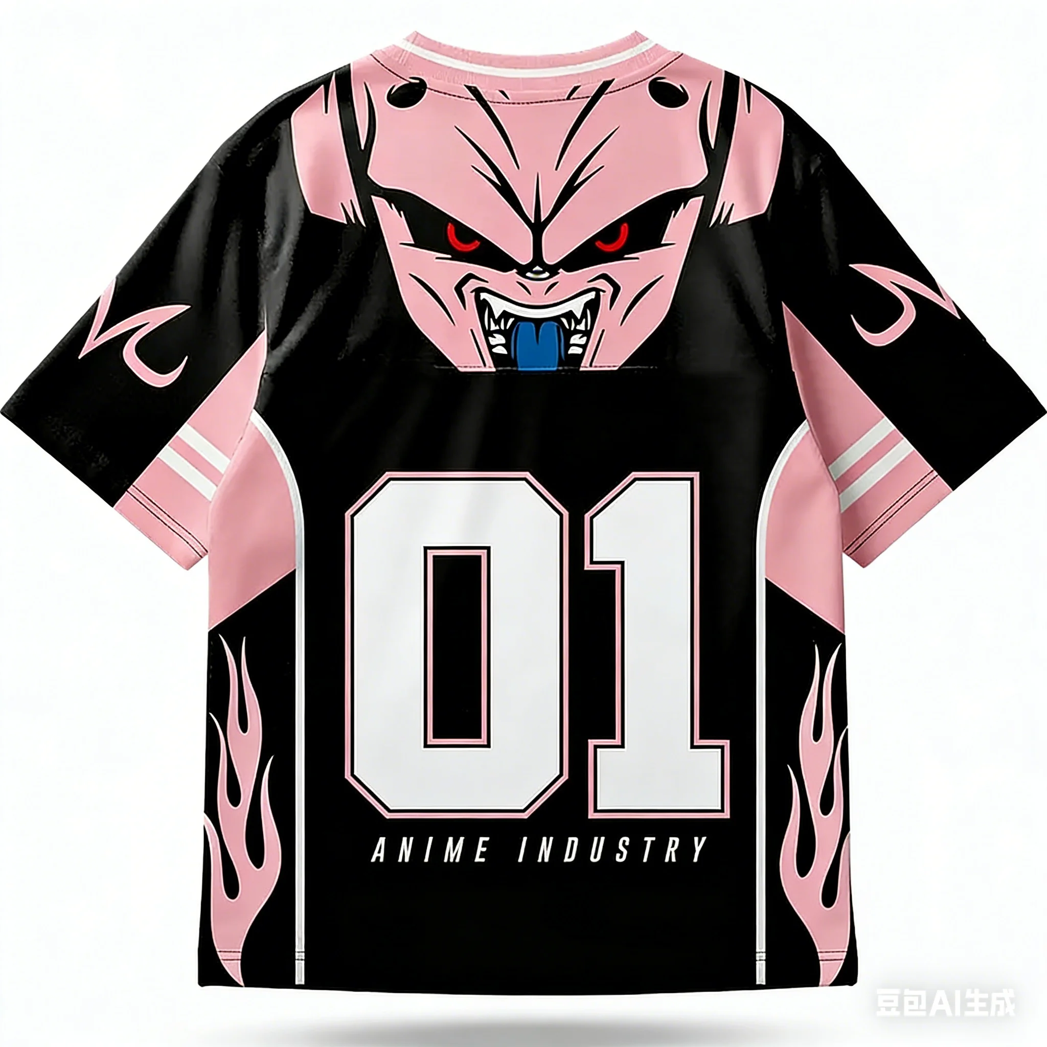 Adult and Children Parent-child Couple Dragon Ball Majin Boo European and American Style 3D Printed T-shirt