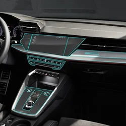 For Audi A3 8Y S3 2020 2021 Car Interior Central Console Gear Dashboard Panel Navigation Screen Protective Film Accessories Tool