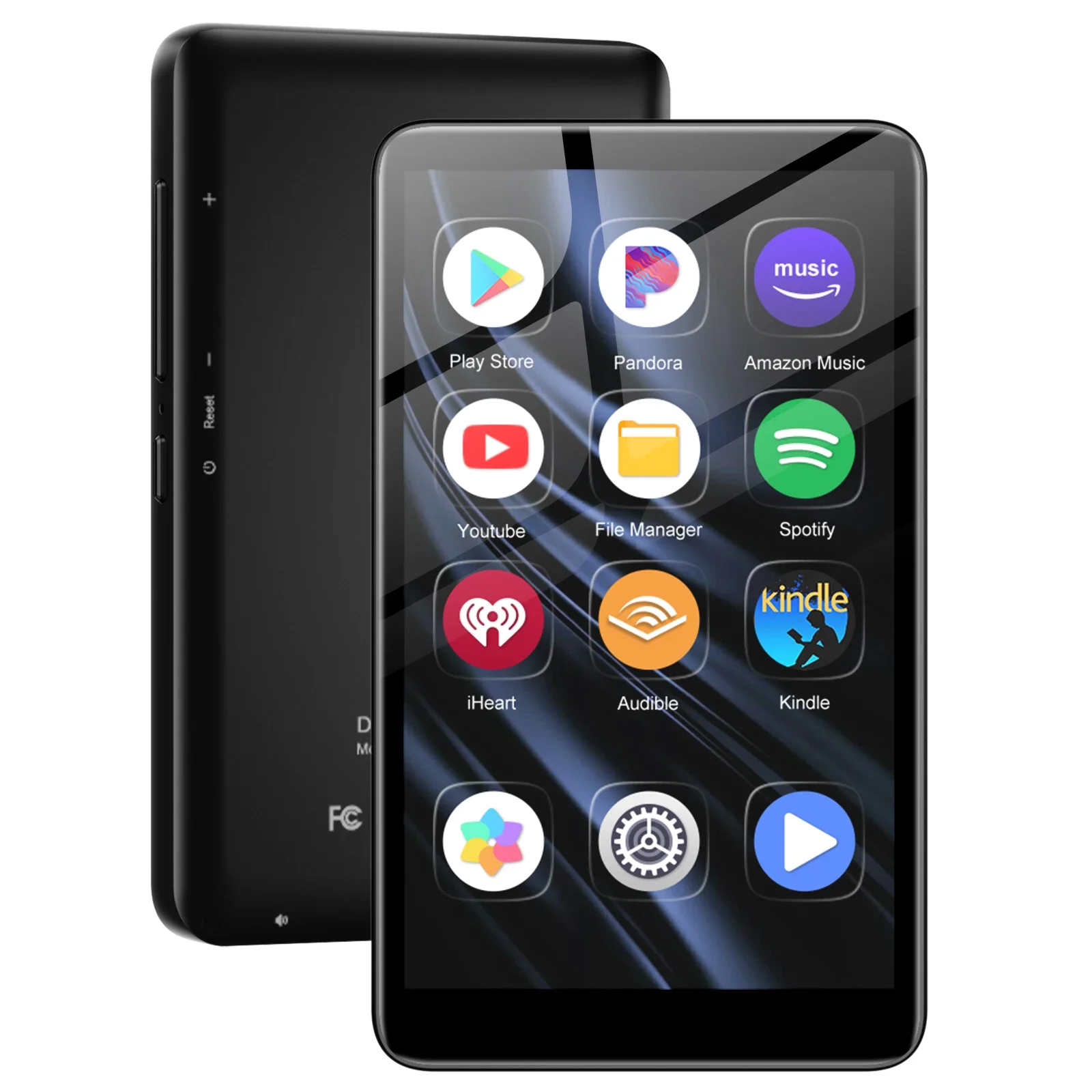 

MP3-плеер объемом 160 ГБ с Bluetooth и Wi-Fi, MP4-плеер с 4-дюймовым сенсорным экраном, оснащен MP3-плеерами Spotify и MP3 Pandora (черный)