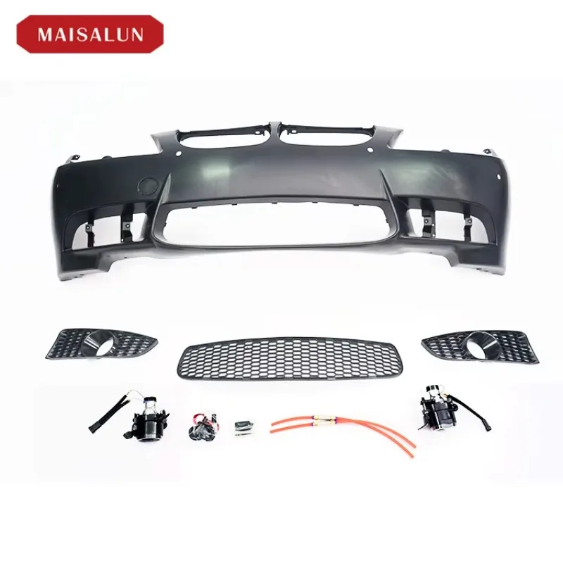 

ZAIQU jiuzhou Auto PP Material E90 M3 Style Front Rear Car Bumper Side Skirts BodyKit for 3 Series E90 2006-2011 Body Kit