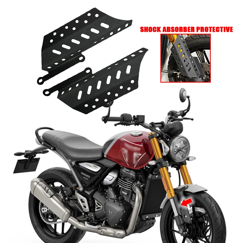 Motorcycle Front Fork Guard Shock Absorber Cover Fork Guard Protection For Speed 400 SPEED400 Scrambler 400X scrambler400x