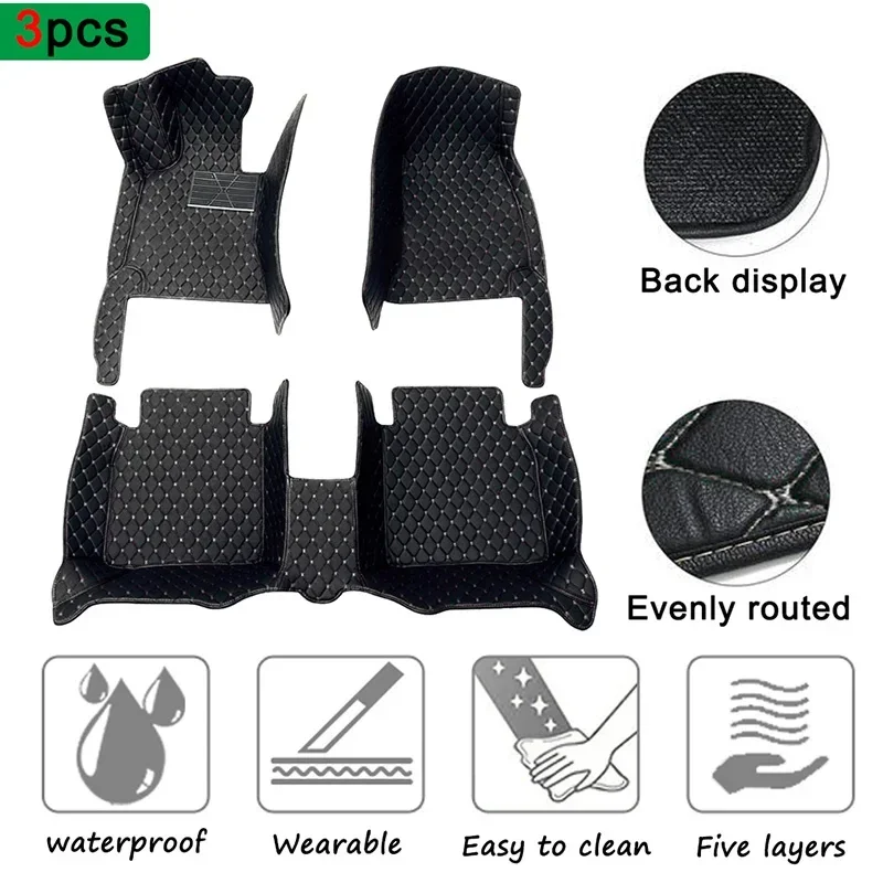 Custom Leather Car Floor Mat For Chang an CS75 Plus 2024 2025 2026 2027 2028 Multicolor Car Mat Interior