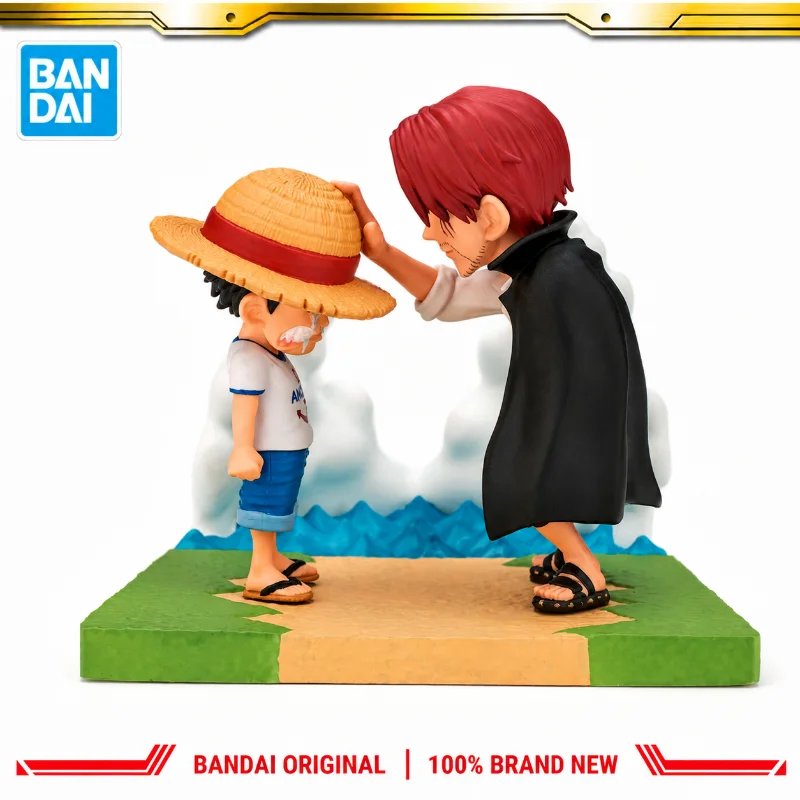 

In Stock Bandai Original Banpresto One Piece Luffy Shanks Action Figure Model Doll Brand New Boxed Anime Characters Toys Model