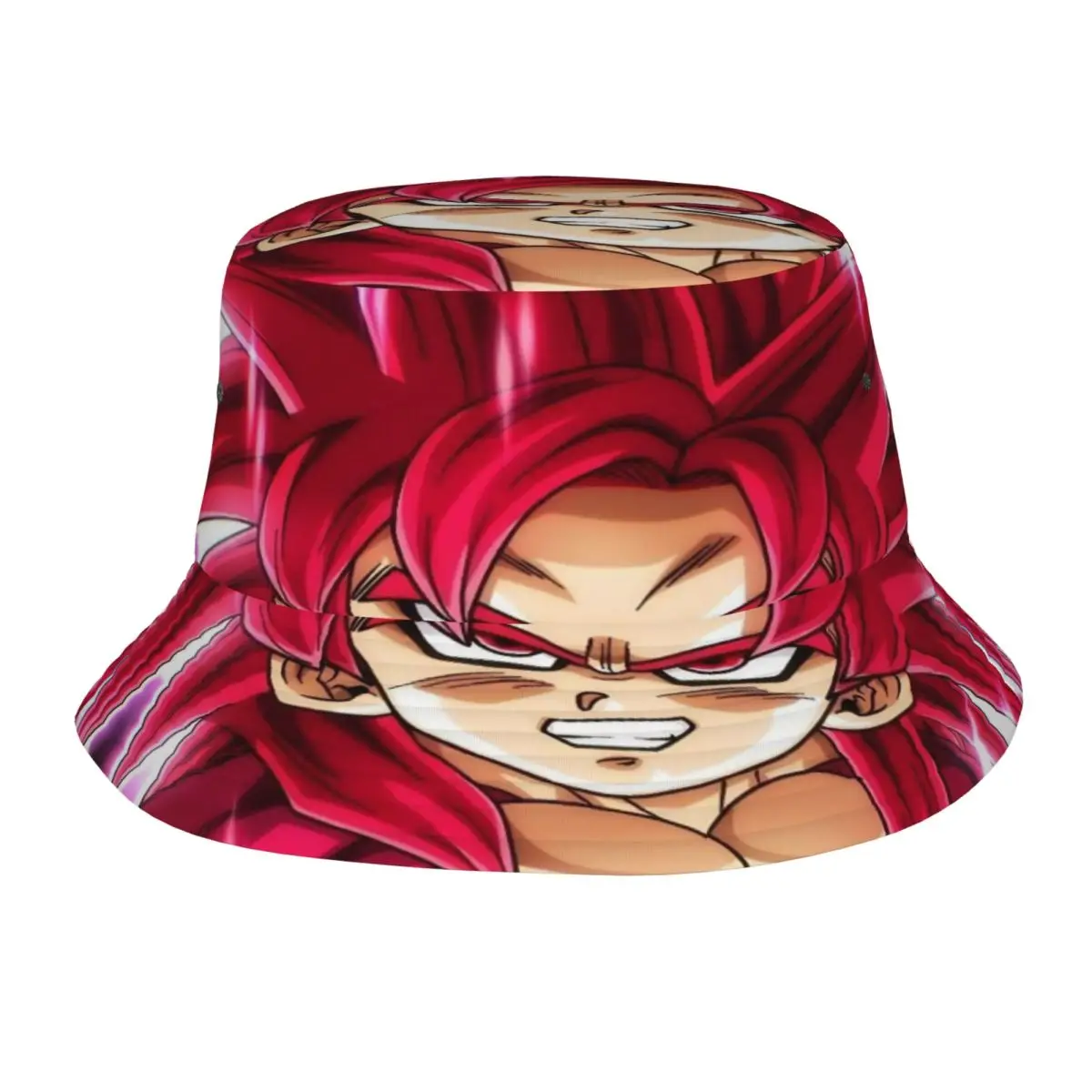 Hip Hop Dragon Ball Bucket Hats Men Women Lightweight Outdoor Sports Chibi Kawaii Fisherman Hat Vocation Getaway Headwear Bob