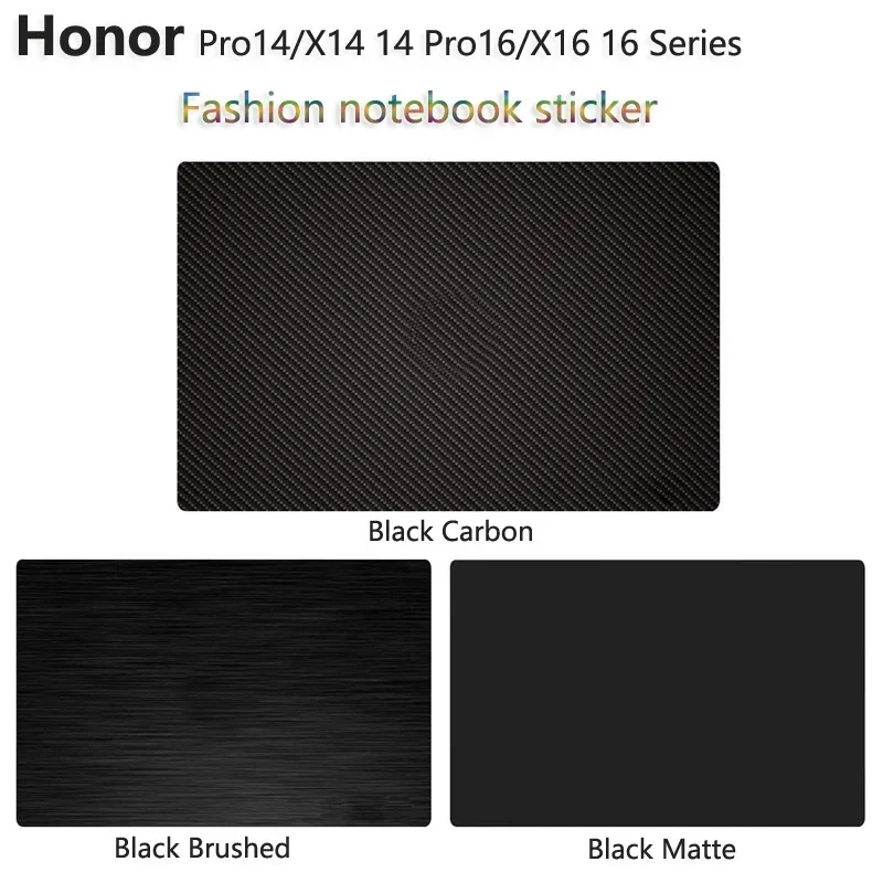 Pegatina de piel para Huawei Honor MagicBook 14 16 GLO-F56 V14 HGF-W56 HGE-W56 X14 FRI-F56 X14 Pro X16 Pro BRN-G561 14 "16" 2018-2023