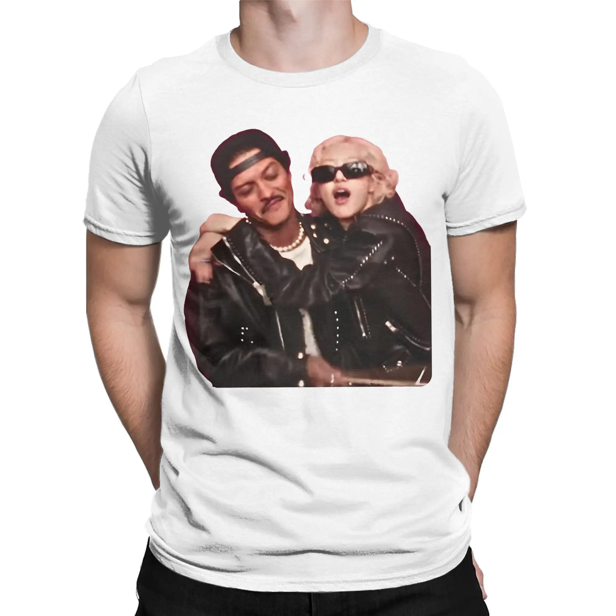 Bruno Mars and Rose Apt  Graphic T Shirts Men Women  100% Cotton  Tee Shirt Clothes