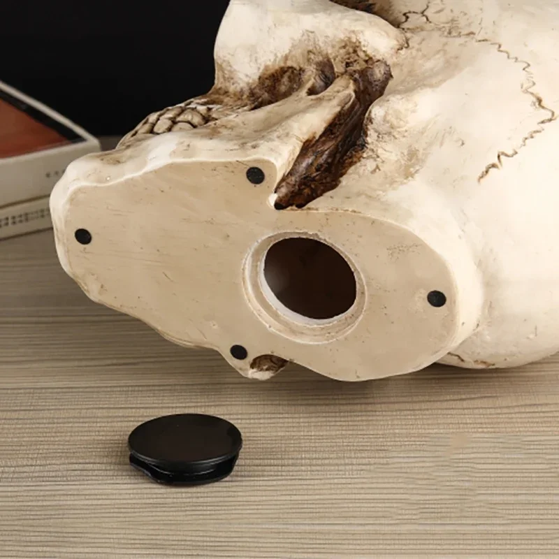 بنك جمجمة أصبع إبداعي للبالغين ، نقود ورقية عتيقة ، صندوق عملات معدنية كبير في الولايات المتحدة ، هدية عيد ميلاد