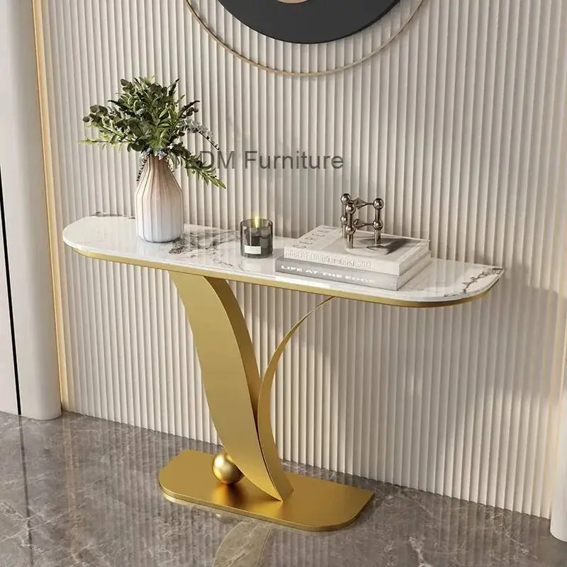 

Elegant Hallway Corner Table Unique Luxury Professional Design Console Tables Modern Decor Console Tafel Living Room Furniture