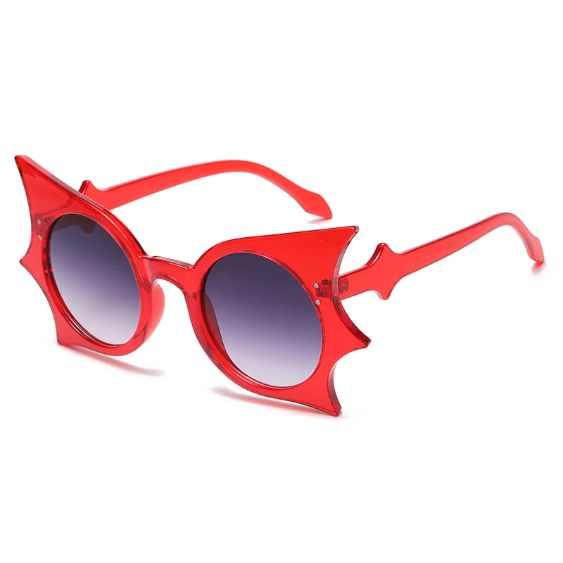 2025 Hip-Hop Fashion Women Sunglasses Bat Shaped Design Trendy Women Stage Show Cool Sun Glasses UV400 image 6