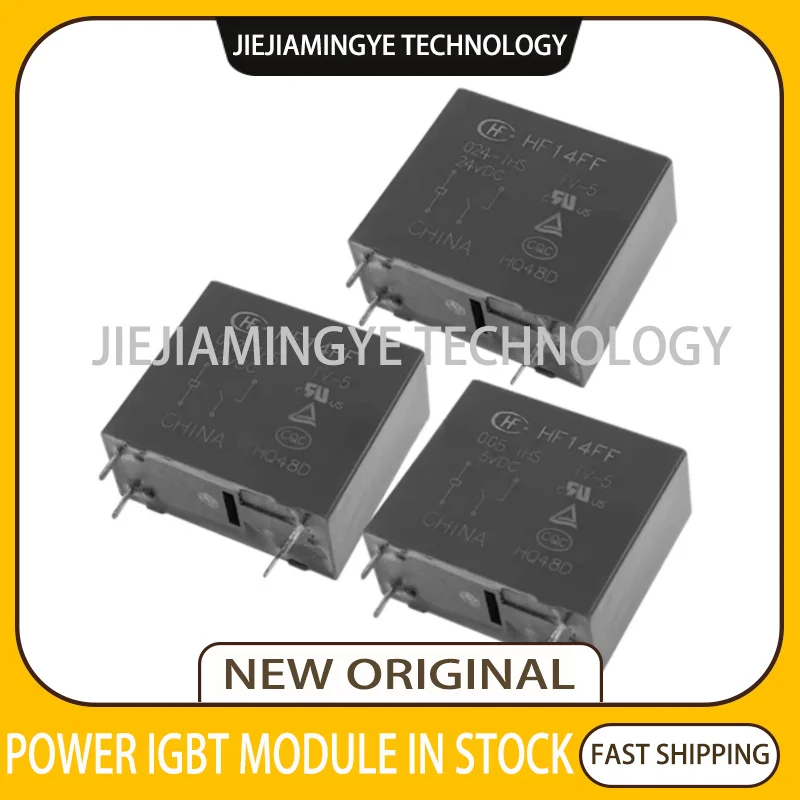 Brand new original relay HF14FF-005-1HS HF14FF-012-1HS HF14FF-024-1HS 4-pin 10A