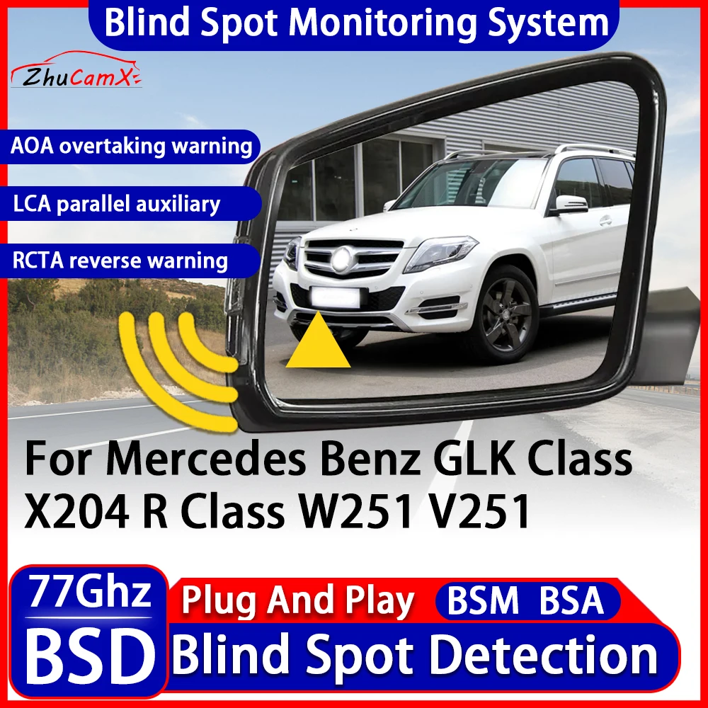 

BSD BSM Blind Spot Detection Monitoring Warning System Change Lane Assistance For Mercedes Benz GLK Class X204 R Class W251 V251