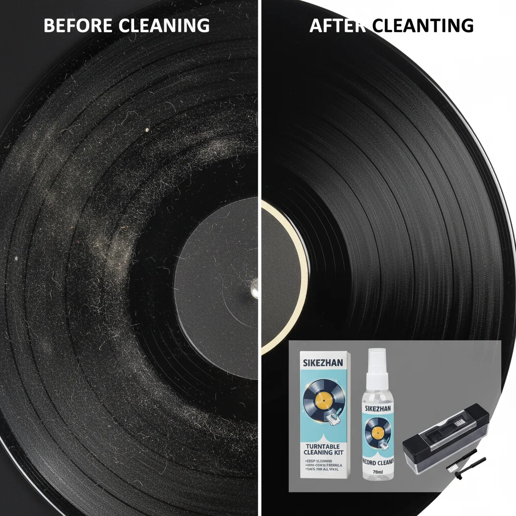 Kit de cuidado de discos de vi - Vinyl Record Cleaner avaliação e preço