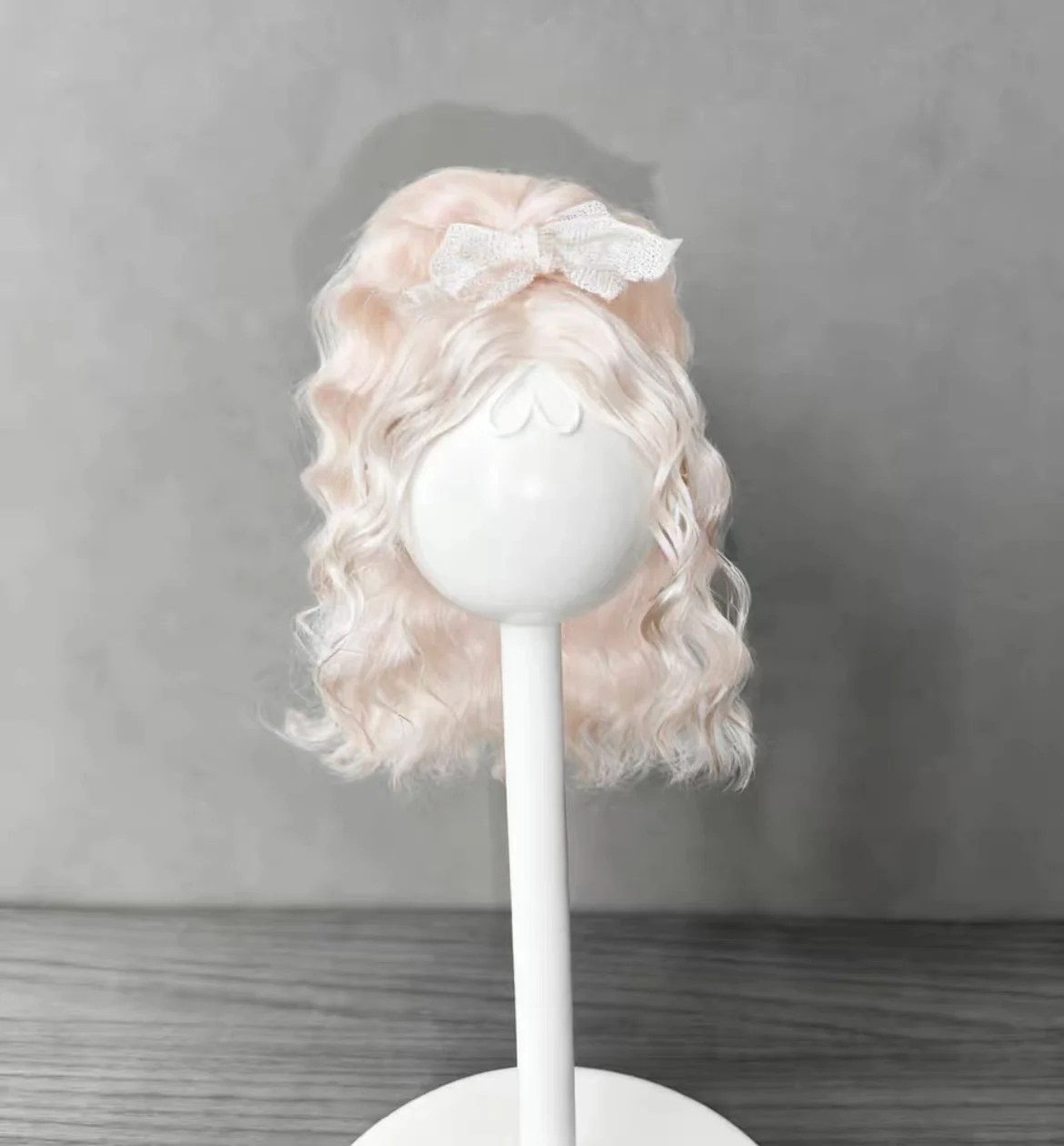 Haar voor pop ob11 pop pruik 14 cm, speelgoed pop accessoires, schoonheid 1/8 BJD pop haar gratis verzending