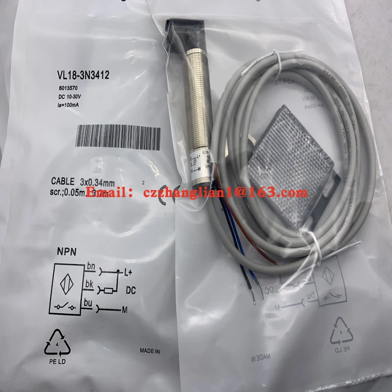 

Photoelectric switch VL18-4P3140V VL18-4N3140V VL180-2N41162 VL180-2P41162 VL18-3P3340 VL18-3N3340 100% new sensor