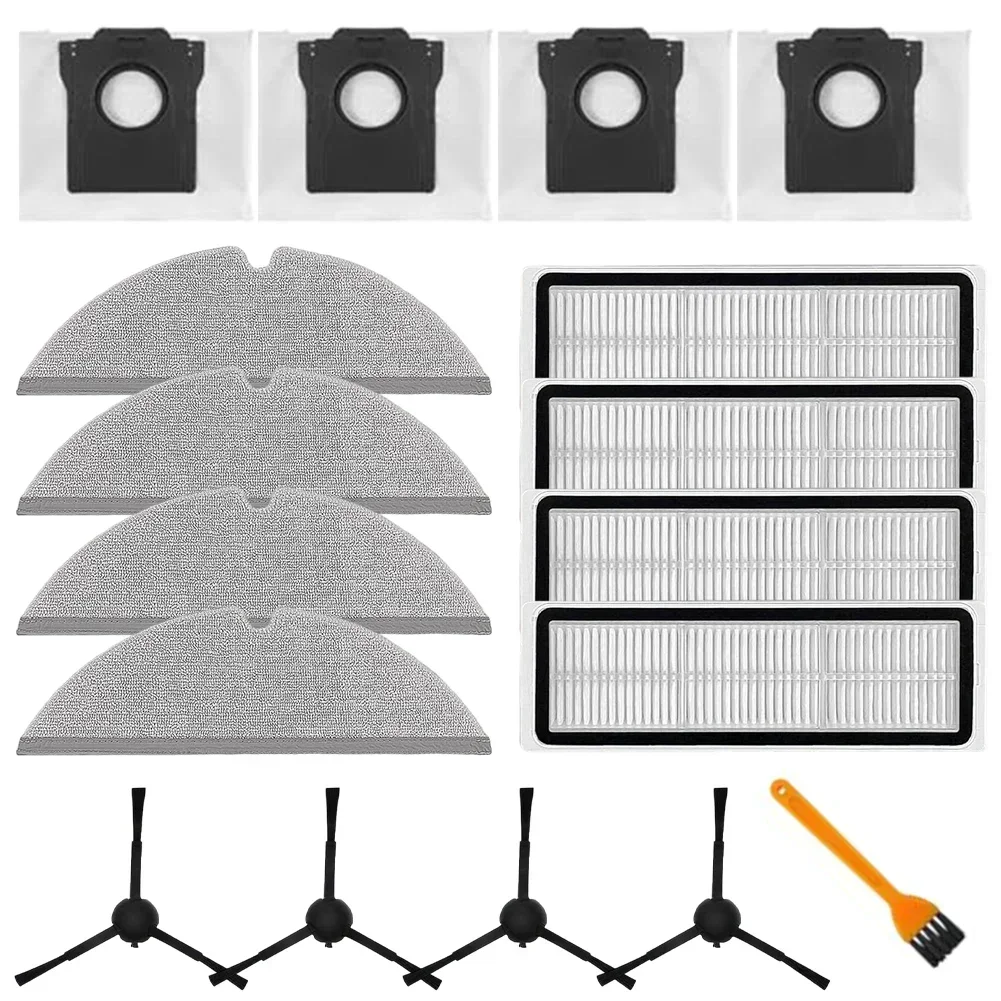 4 Side Brushes + 4 …