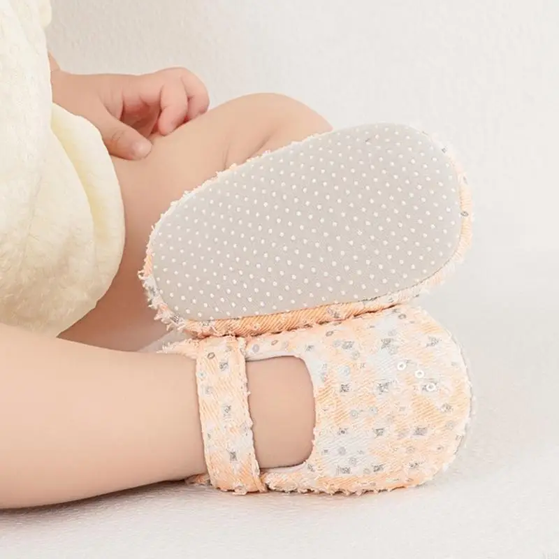 

N1HB 1 Pair Infant Floor Shoes Walking Shoes for 0-2 Year Baby Girls Prewalkers