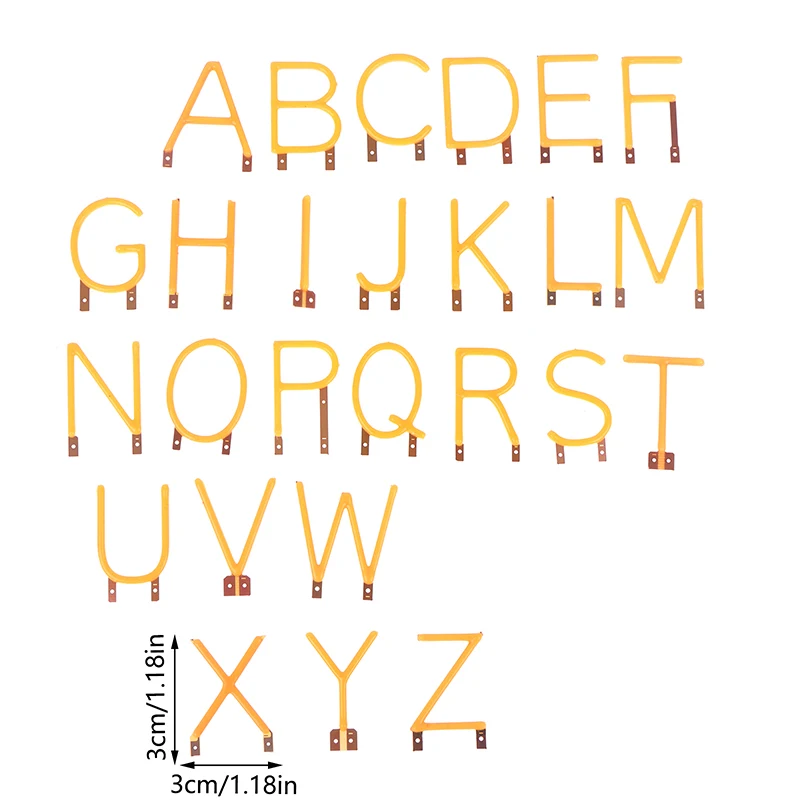 "Yellow LED Edison Filament Decoration Light, Party Use, DC3V DIY Accessories"