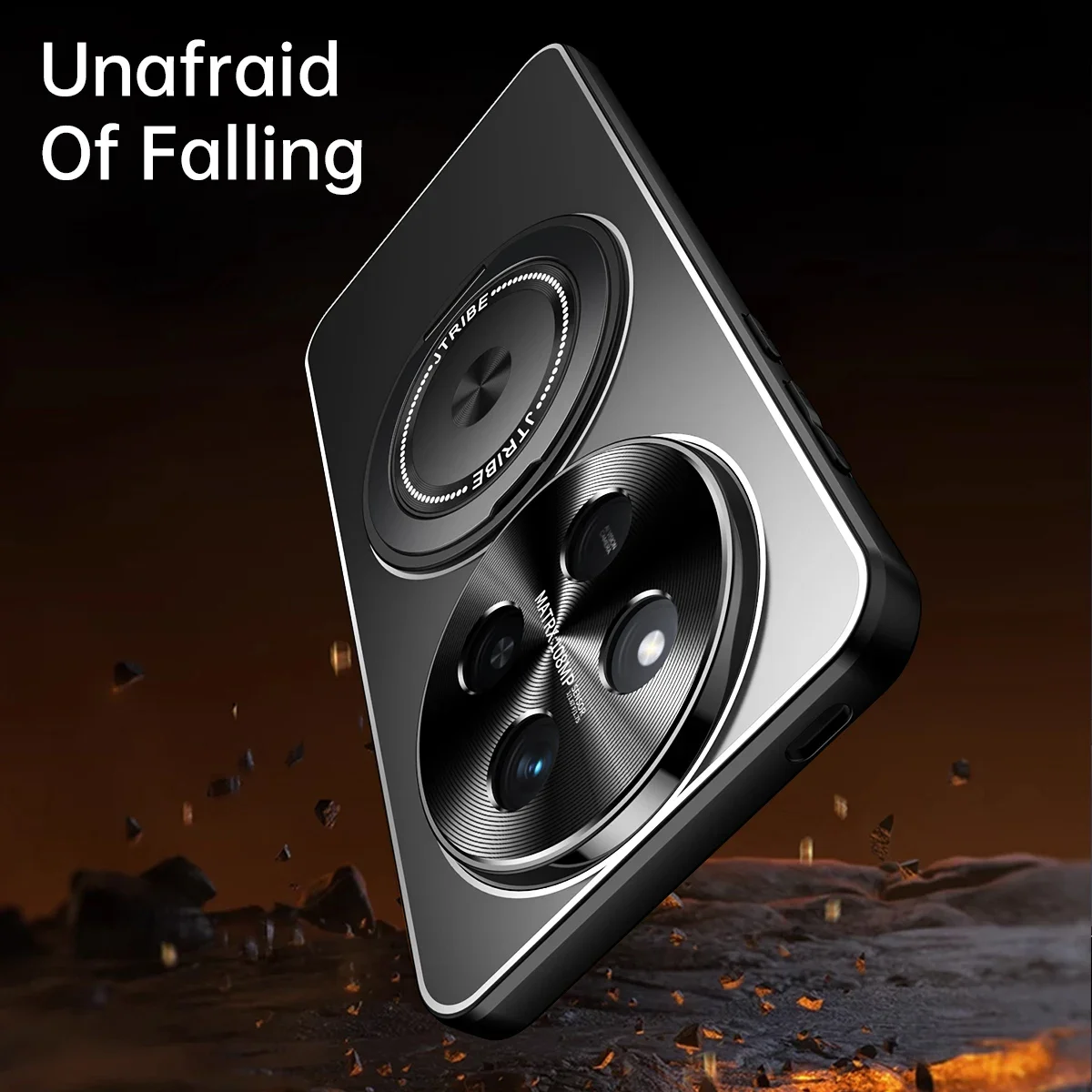 حافظة هاتف مغناطيسية لهاتف Honor 300 200 Pro Magic 7 Lite 6 Pro X9C الذكية الصلبة غير اللامعة مع حلقة غطاء خلفي واقي مغناطيسي