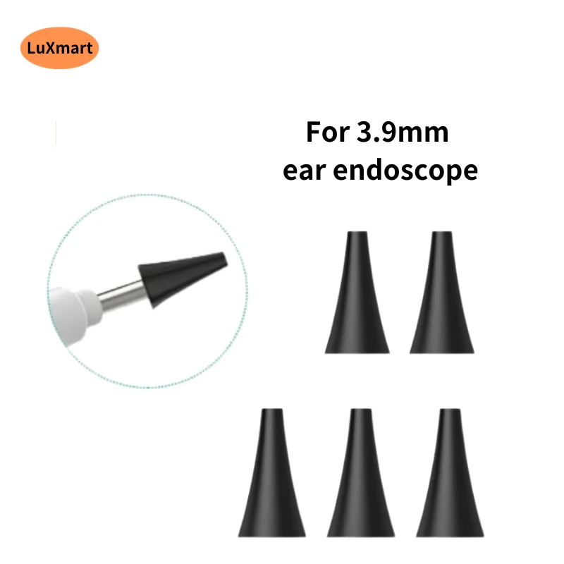 디지털 검이경 귀지 제거 카메라용 귀검경 세트, 3.9mm, 4.3mm, 10 개, 20 개, 50 개 옵션