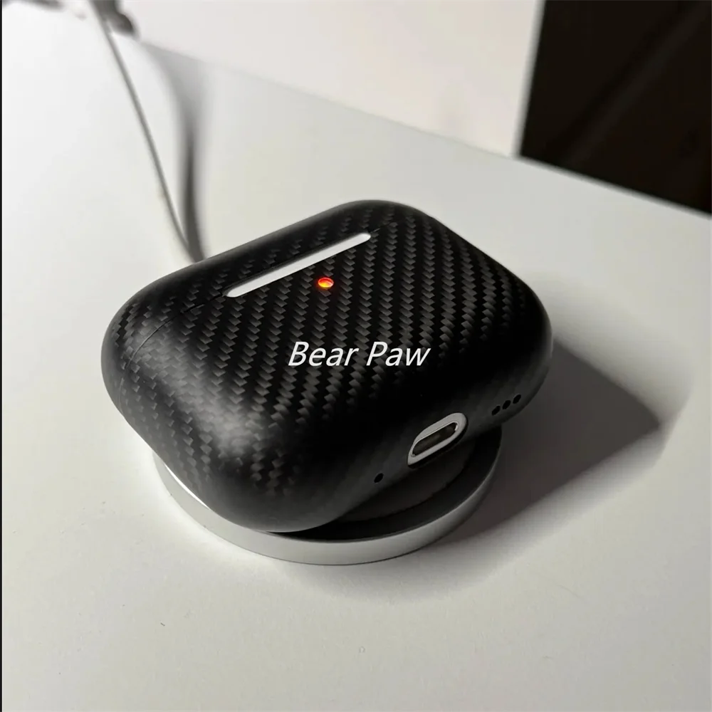 Real Aramid Fiber Case For Airpods Pro 2 3 ultra thin Carbon Fiber Cover for Airpods 4/Airpods pro 3 Carbon Fiber Earphone Cover