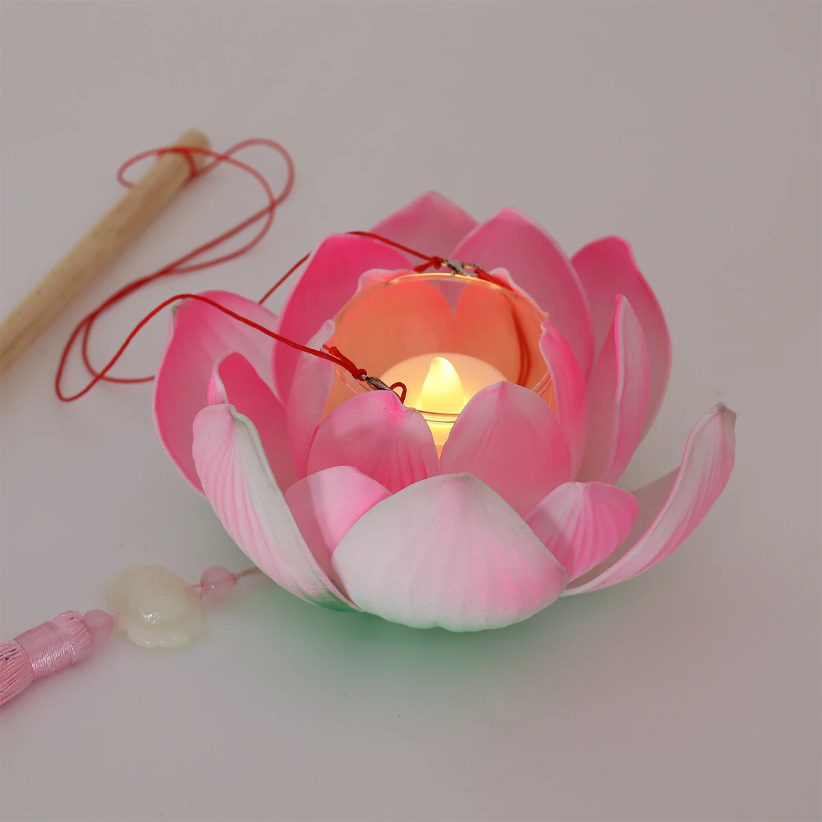 

Lotus Lantern Lanterns Lights for Blessing Lamp Lovely Shape Portable Hand-held