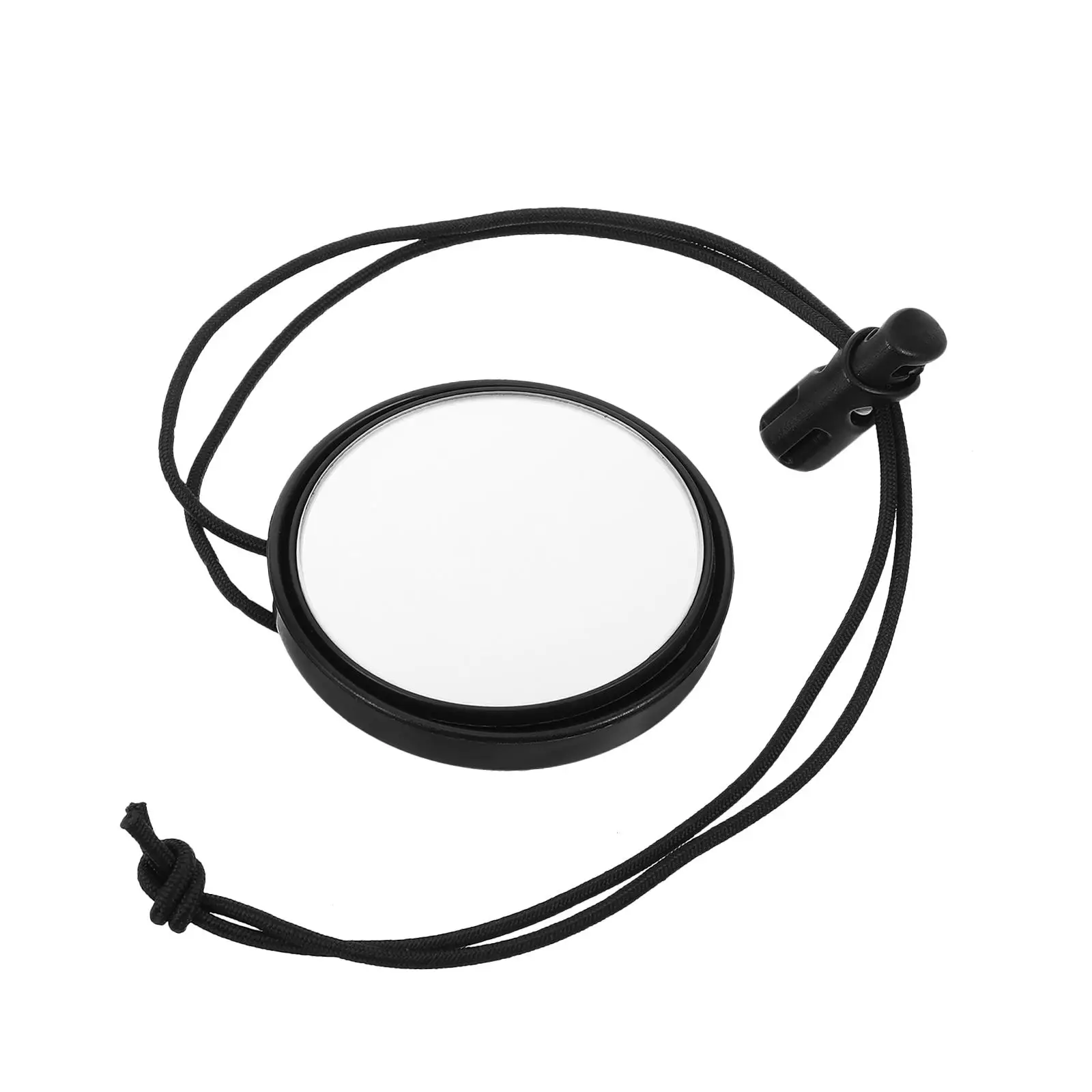 Diving Mirror Mini Round Rear View Emergency Survival Gear Rescue Signal Dive with Lanyard Outdoor Goggles Reflective