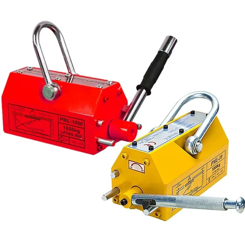 3 Times Factor 300kg 600kg Permanent Magnetic Lifter 1000kg Price Suction Plate Round Steel