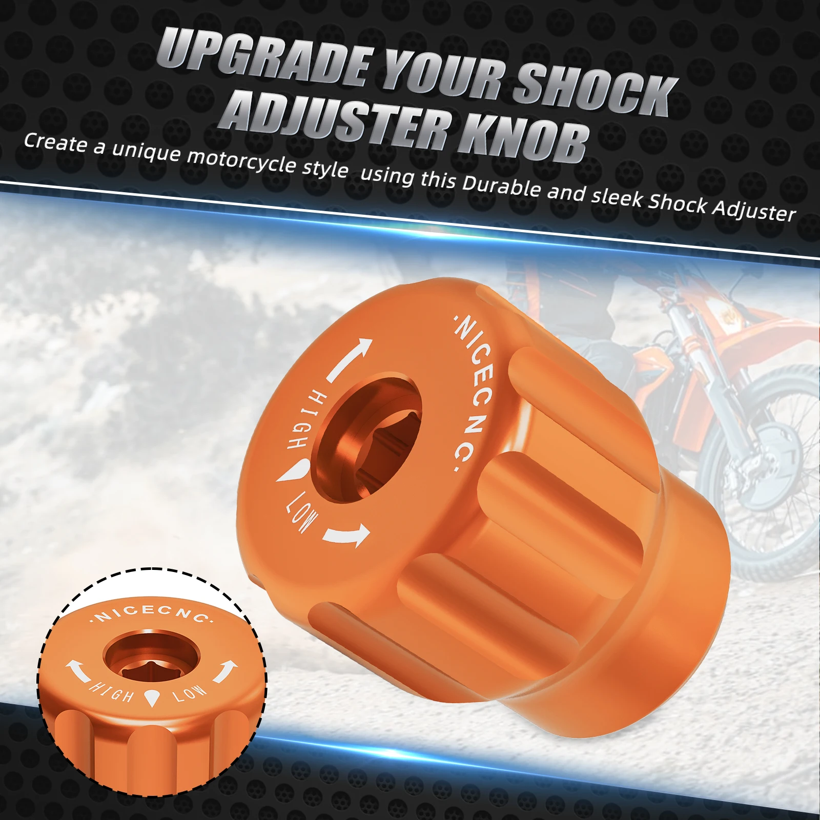 Para 22-24 Husqvarna Norden 901 perilla de ajuste de choque trasero para KTM 1290 Super Duke R 20-23 890 Adventure 2021 2022 2023 2024