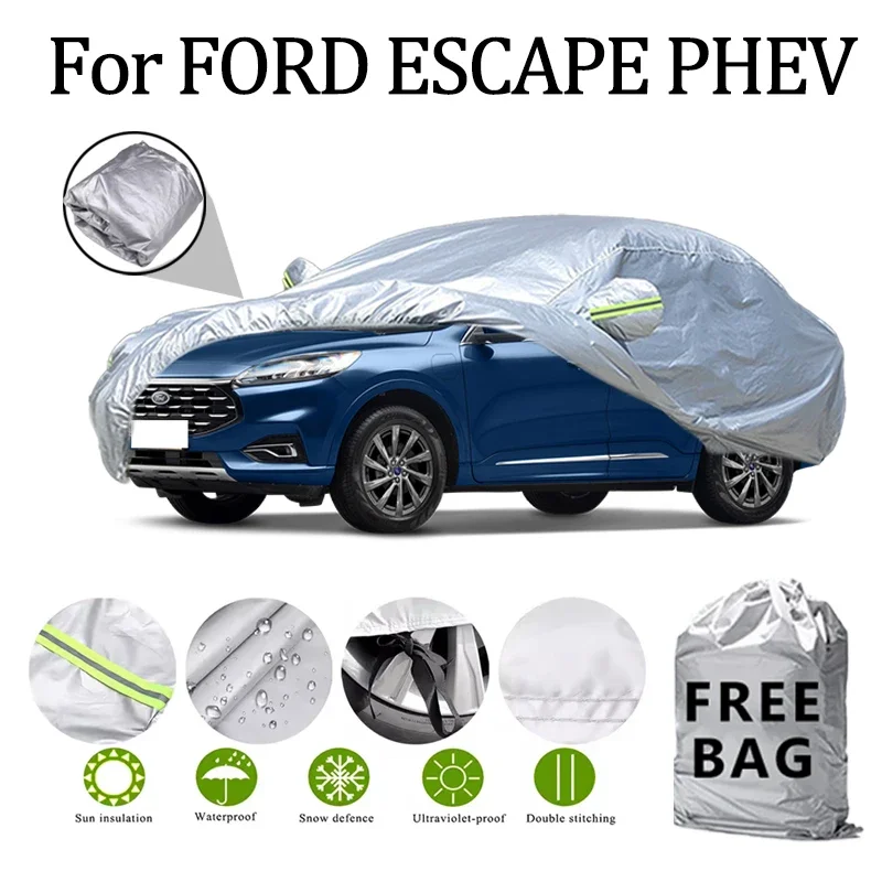 

Для FORD ESCAPE PHEV автомобильный чехол уличные защитные чехлы снежный солнцезащитный козырек водостойкий Dustoroof внешние УФ-автомобильные аксессуары