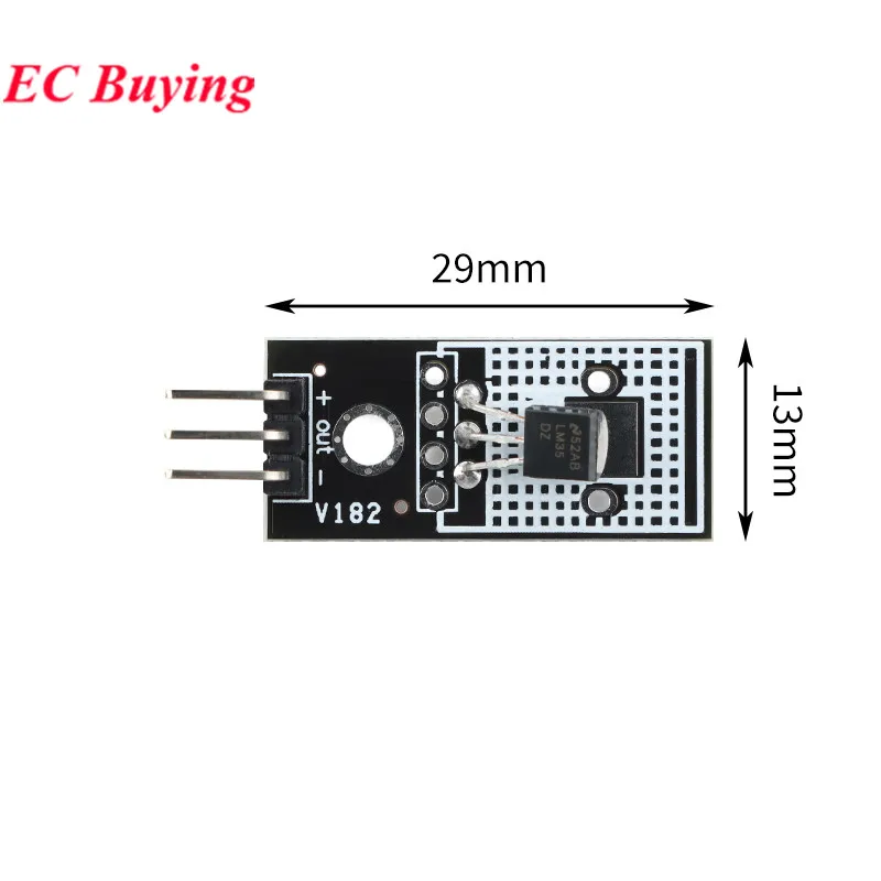 20Pcs/1pc LM35DZ LM35D LM35 Analog Temperature Sensor Module High Voltage Electronic Building Blocks Smart Car For Arduino