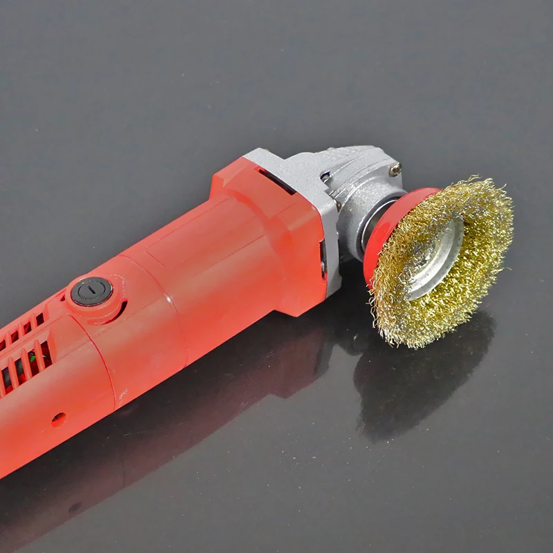 1Pc Wire Wheel Grinding and Rusting 125 Angle Grinder Metal Polishing Wheel Stainless Steel Bowl Type Grinding Wire Brush Wheel