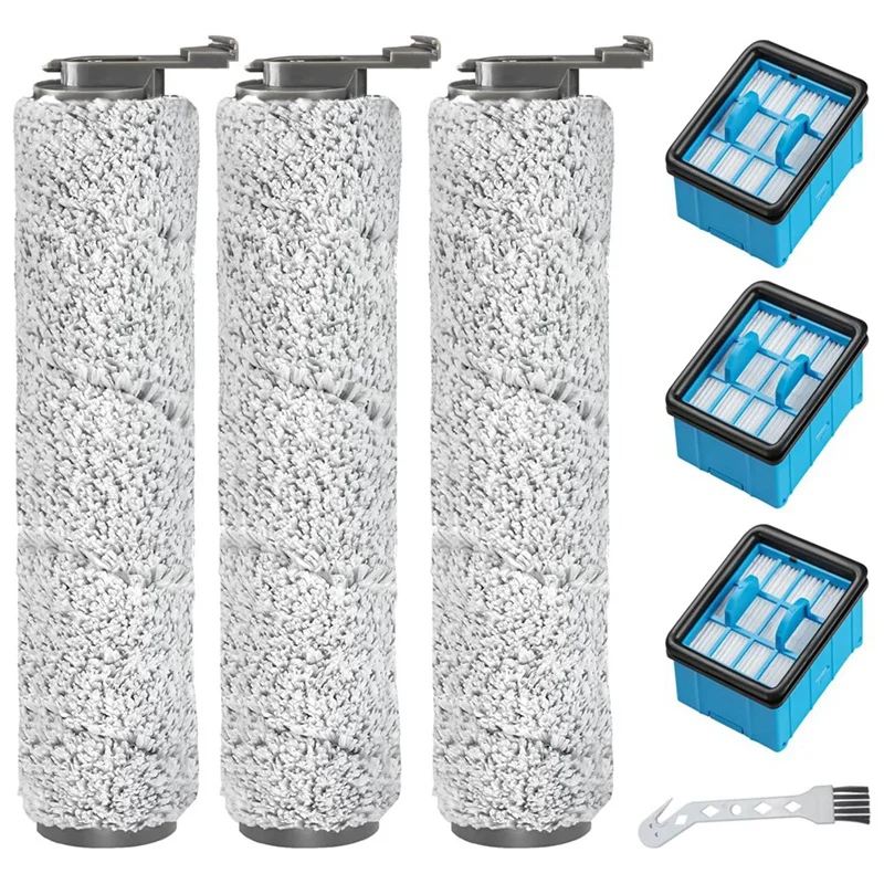 

A44F-3882 Brush Roll And Filter Replacement Parts For Bissell Crosswave 3882 3883 Wet Dry Vacuum Accessory Kit