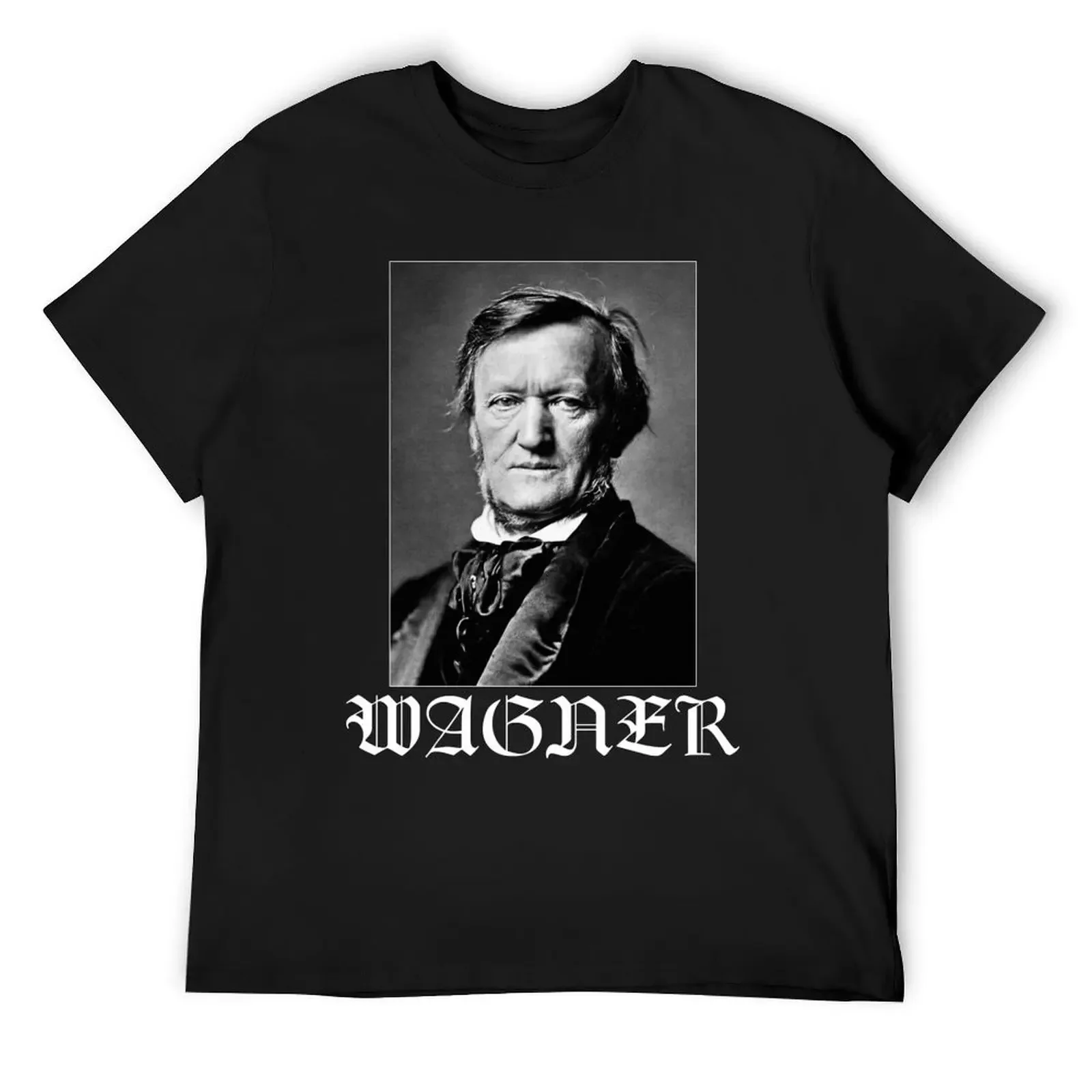 Richard Wagner Black Metal Style Logo Essential T-Shirt shirts graphic tee new edition Men's t-shirt