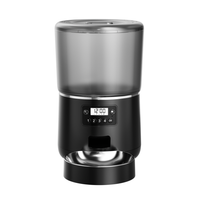 New High Quality 4L Automatic Wifi Smart Pet Feeder With Adjustable Timer Plastic Microchip Automatic Gravity Smart Pet