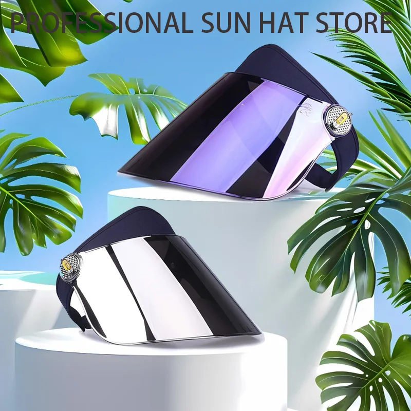 

Navy Blue Sun Hat Women Female Elegant Women's Adjust Wide Brim Cap for Men Full Cover Face Leisure Vacation Travel UV Golf Caps