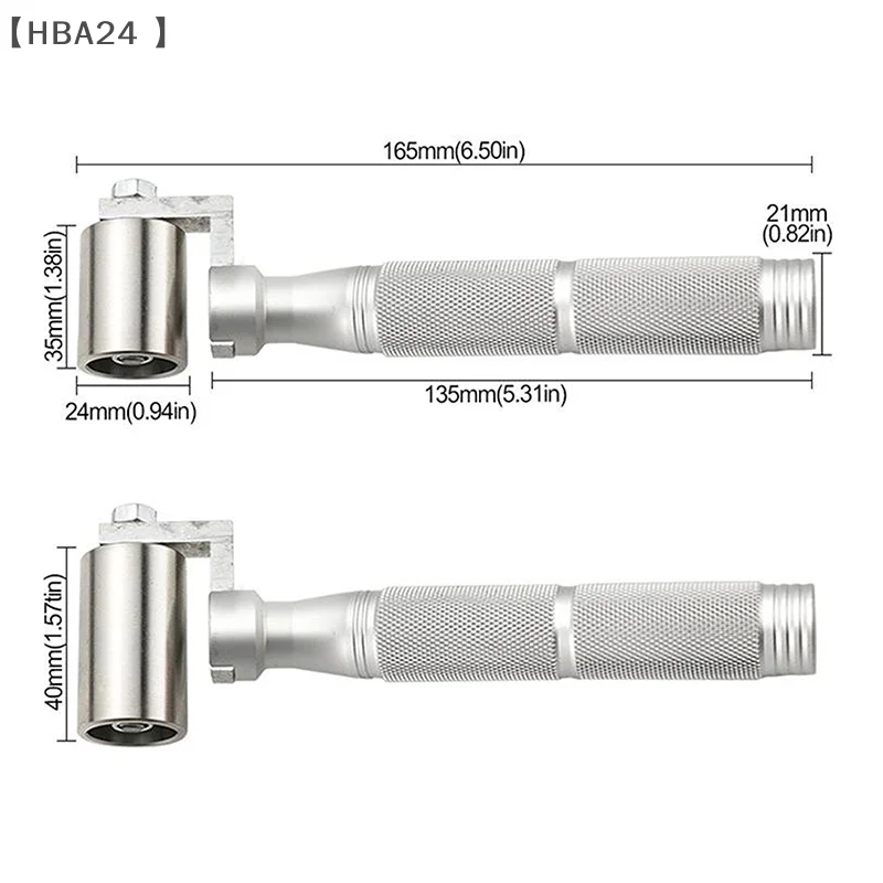 

PresseHBA24 Moy35/40 мм Плоский прижимной ролик из нержавеющей стали Обои с зазором Обои Инструмент для прокатки швов Красочная пластина Ролики для ручного колеса