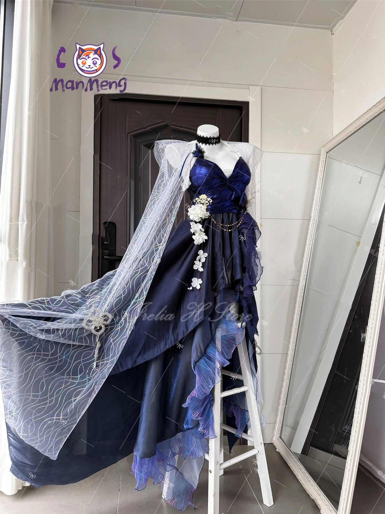 USS Lexington Anime Azur Lane Cosplay Costume Women Dress Halloween Party New Women's Sexy Dress Suit  Lexington Custom Size view 4