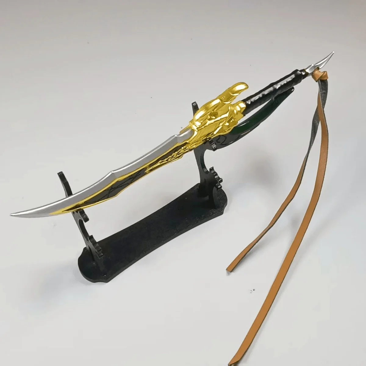 8.6inch Solo Leveling Metalen Katana Zwaard Originele Samurai Sabel Ninja Mes Japanse Katana Sabel Cosplay Accessoires Prop Speelgoed